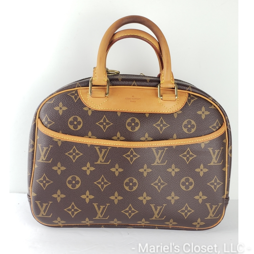 Authentic Louis Vuitton Trouville Handbag #2941M